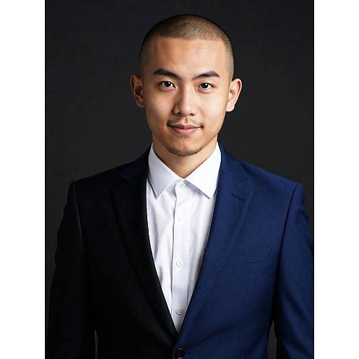 Confident Young Man in Suit