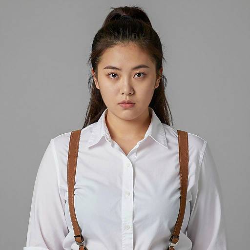 Elegant Portrait of an Asian Woman