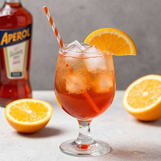 Vibrant Aperol Punch in Summer