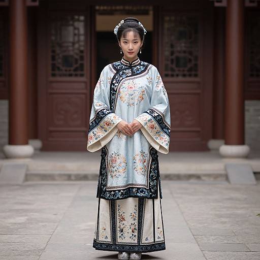 Bai Qian in Traditional Chinese Dress