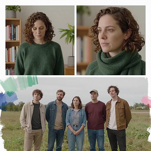 Diverse Moments in a Colorful Collage