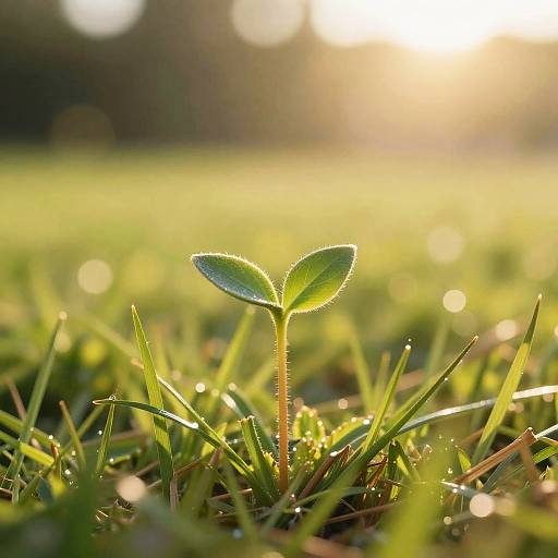 Radiant Glen Sprite in Sunlit Meadow