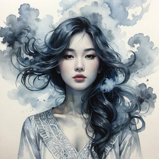 Ethereal Phantom in Misty Watercolors Ethereal Phantom in Misty Watercolors