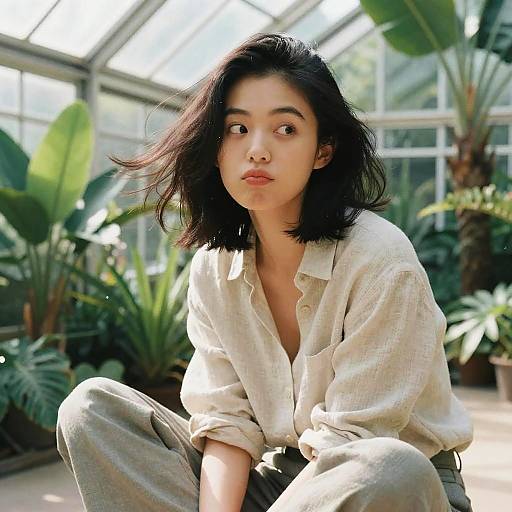 Hyperrealistic Portrait of Young Woman