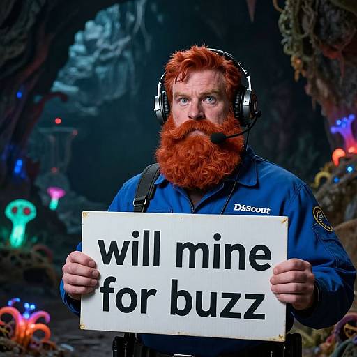 Cinematic Portrait of Red-Bearded Drscout