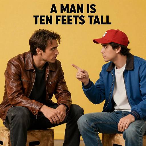 Dynamic Movie Poster of Two Men