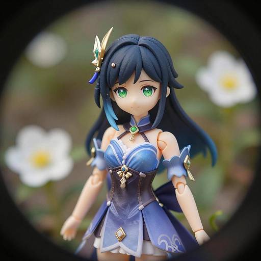 Figma Yelan Doll, Fisheye Blender Render