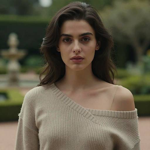 Elegant Portrait of a Beautiful Woman