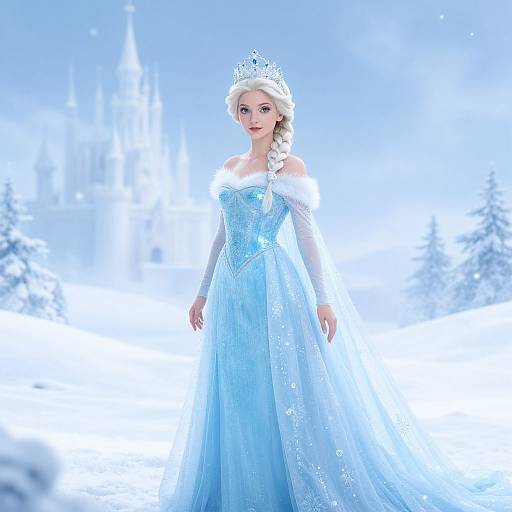 Enchanting Winter Fantasy Woman