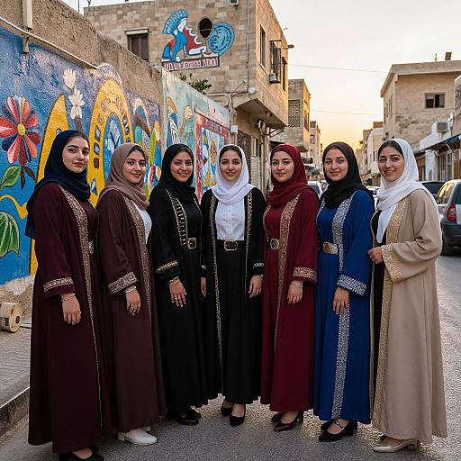 Syrian Women in Fusion Attire