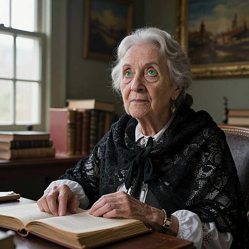 Elderly Pacific Islander Woman Portrait