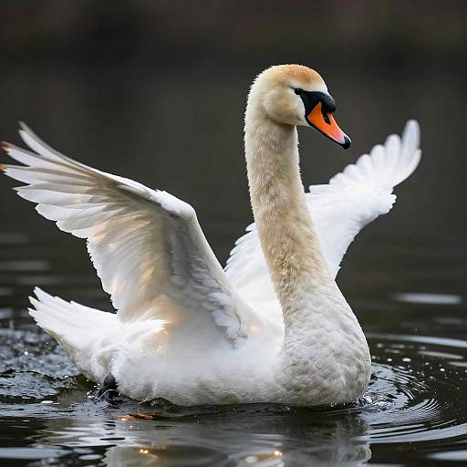 Enchanted Swan Photography Masterpiece