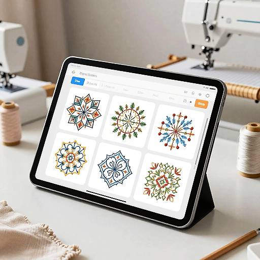 Digital Embroidery Pattern Maker Interface