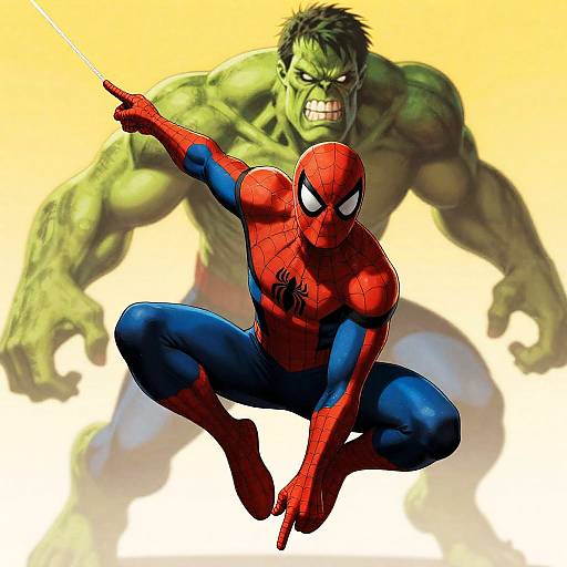 Dynamic Spider-Man vs. Menacing Villain