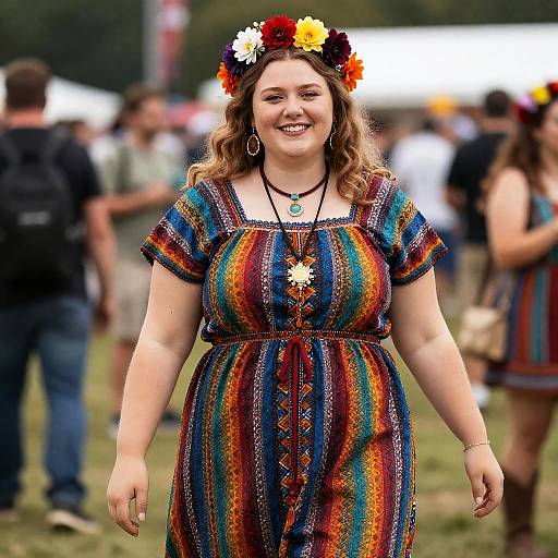 Bohemian Plus Size Festival Outfit