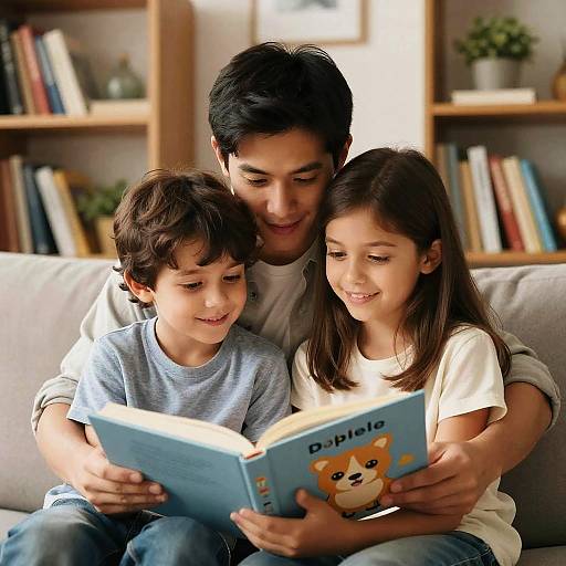 Heartfelt Family Storytime Moment