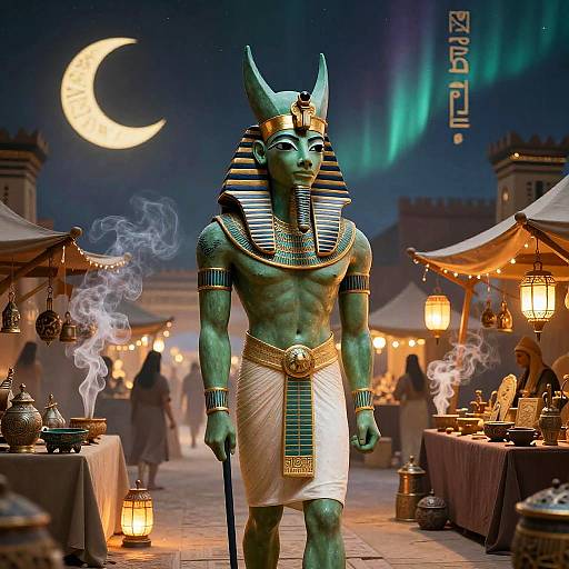 Osiris in Afterlife Night Bazaar