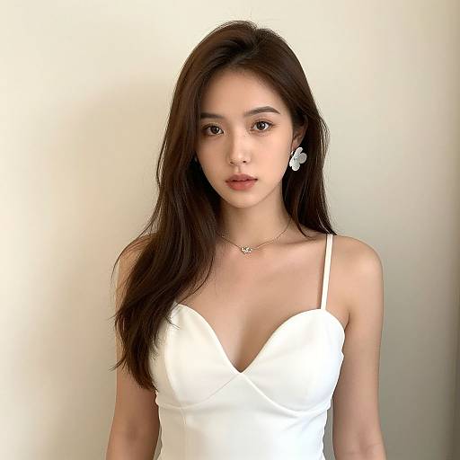 Stylish Bride Portrait with Jewelry