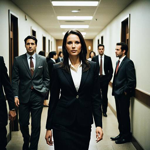 Business Attire Party Scene