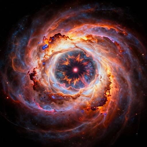 Ultrarealistic Supernova Cosmic Eye
