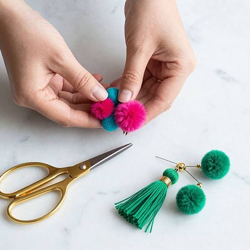 DIY Colorful Tassel Bag Charms