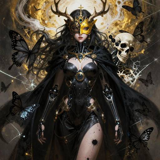 Intricate Cyberpunk Anime Portrait