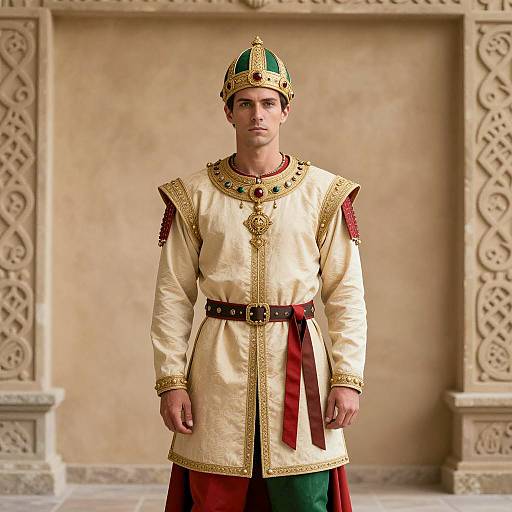 Medieval Prince in Zurg Costume Portrait