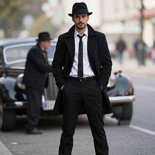 Sin City Style Male Portrait