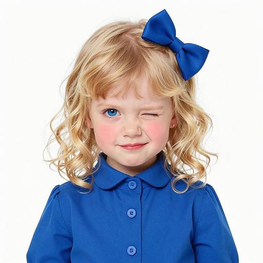 Kawaii Anime Toddler Girl Portrait