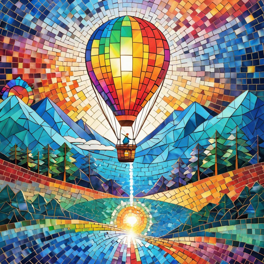 Colorful Adventure and Hope Mosaic