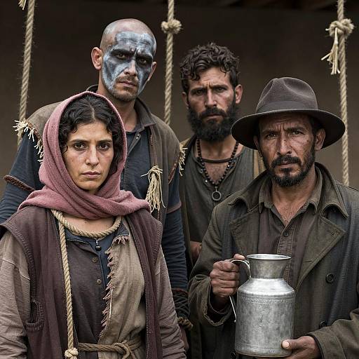 Dramatic Portraits in Rustic Setting