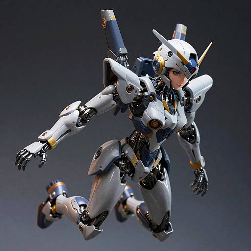 Ultra-Detailed Mecha Musume Portrait