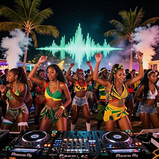 Vibrant Ragga Music Festival Vibes