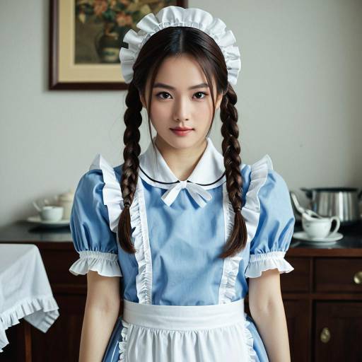Giyuu in a Realistic Maid Outfit