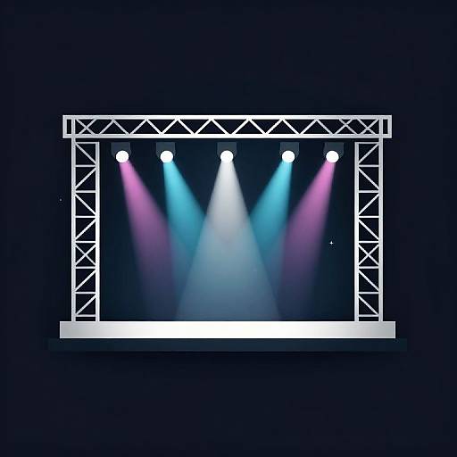 Party Event Stage Light Icon