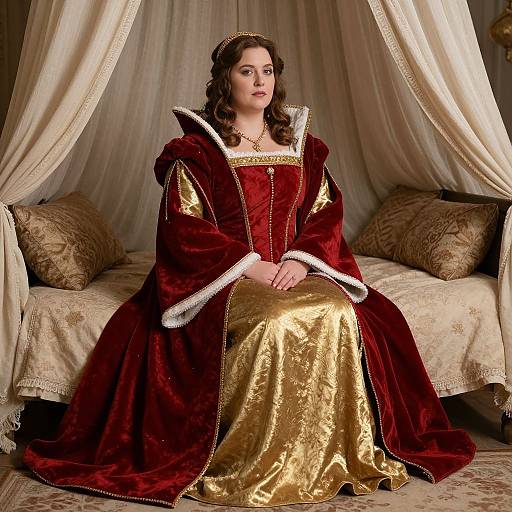 Medieval Plus Size Queen Costume