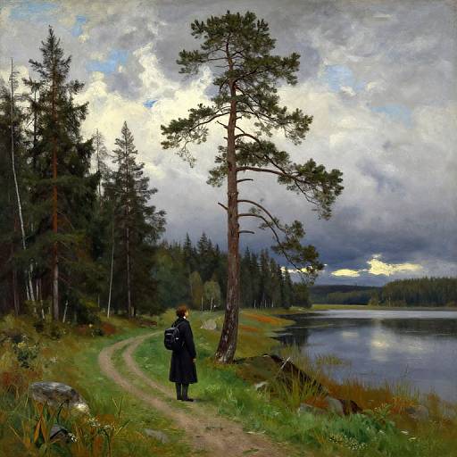Finnish Summer Landscape by Gallen-Kallela
