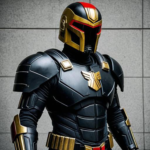 Futuristic Judge Dredd Cosplay Armor