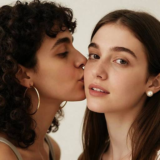 Two Women Sharing an Intimate Moment