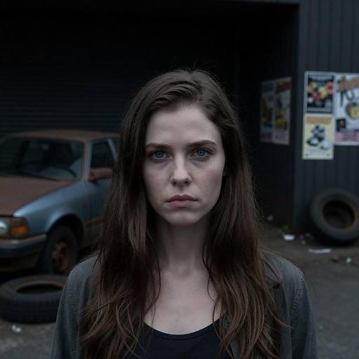 Urban Grit: Portrait of Determination