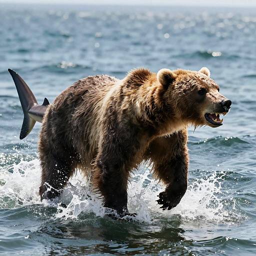 Hybrid Bear Shark Leaping Attack