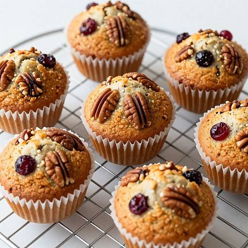 Golden Maple Pecan Muffins Display