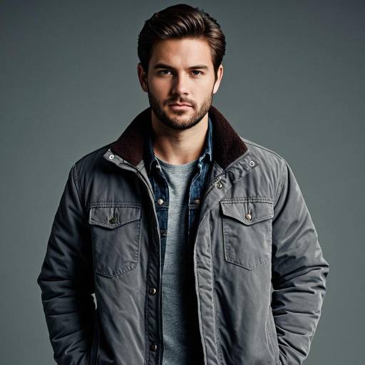 Casual Man in Jacket with Hands in Pockets