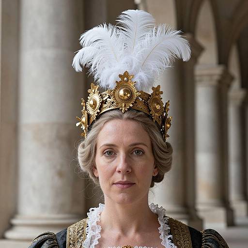 Flemish Baroque Woman with Headpiece