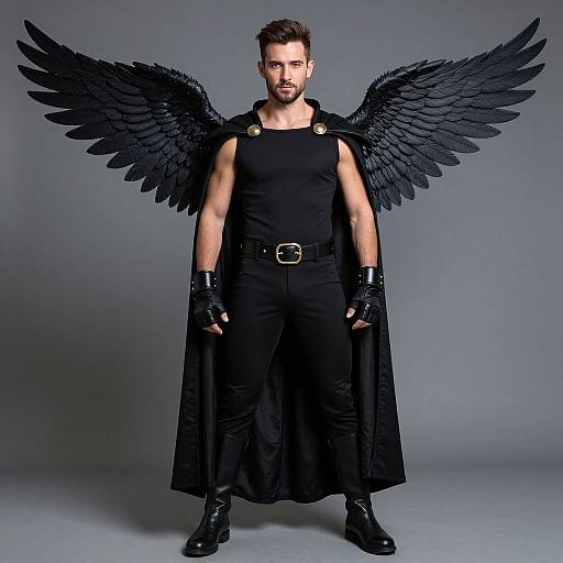 Pride Male Costume with Wings