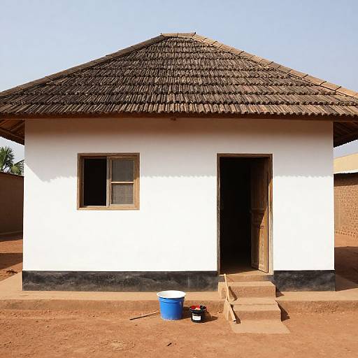 Colorful Ndebele House Painting