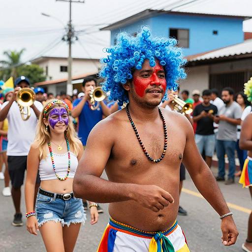 Vibrant Street Parade Celebration