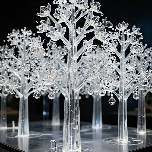 Harmonic Glass Trees Blooming