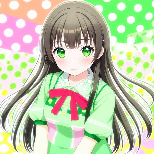 Illustration of Hanazono tae, bang dream! in the style of Tsukimori usako