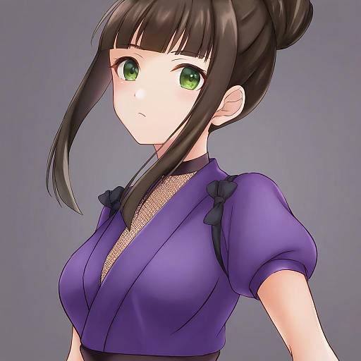 Illustration of Hamaguchi ayame, idolmaster in the style of Hazuki (nyorosuke)